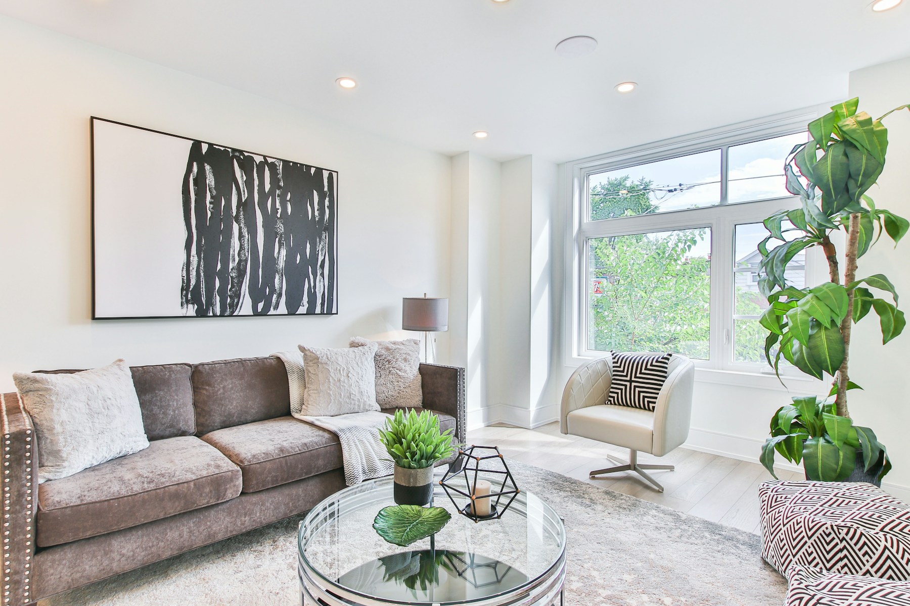 Modern living room of a house