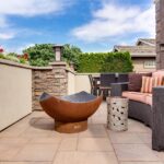 Outdoor patio of a house