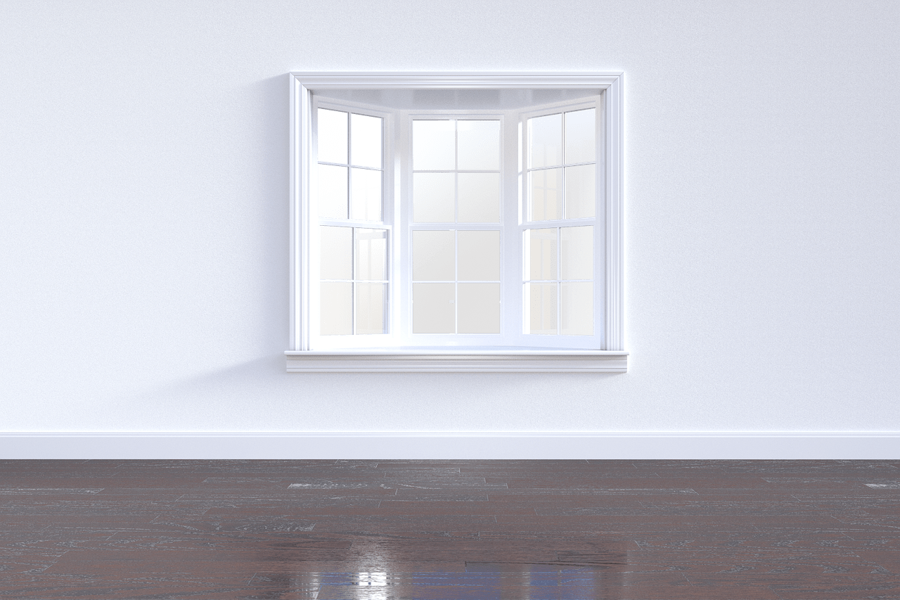 A window seen from the inside of a home
